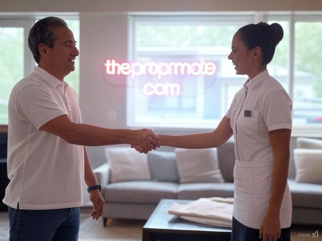 thepropmate.com platform connects Airbnb owners and cleaners at their own terms without middle men